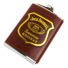 Фляга кожаная Jack Daniels
