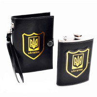 Фляга Україна в барсетці