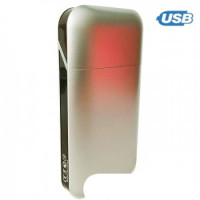 Портсигар с USB-зажигалкой Гладкий