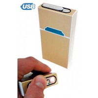 Портсигар Под пачку с USB-зажигалкой Slim