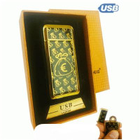 USB-зажигалка двухсторонняя Евро №21